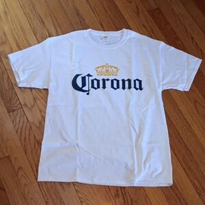 NWOT Corona Logo Cotton  T-Shirt ■ Size M